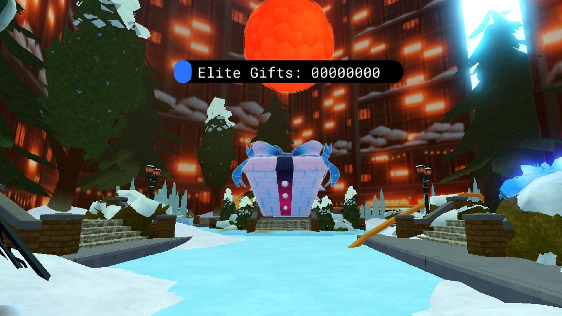 You need to collect all the Elite Tokens to unwrap the Elite Gift (Image via Roblox)