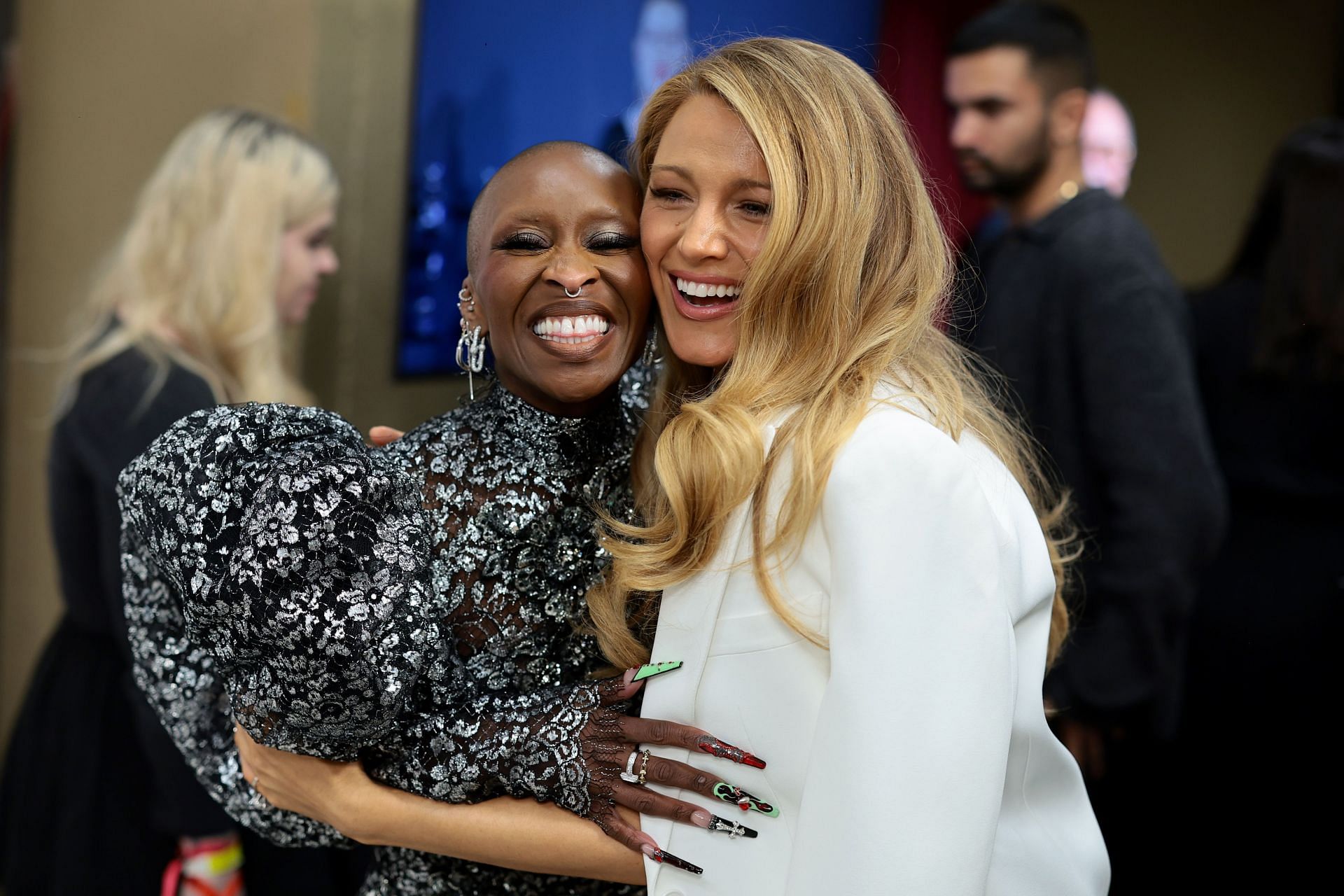 Blake Lively with Cynthia Erivo (Image via Getty)