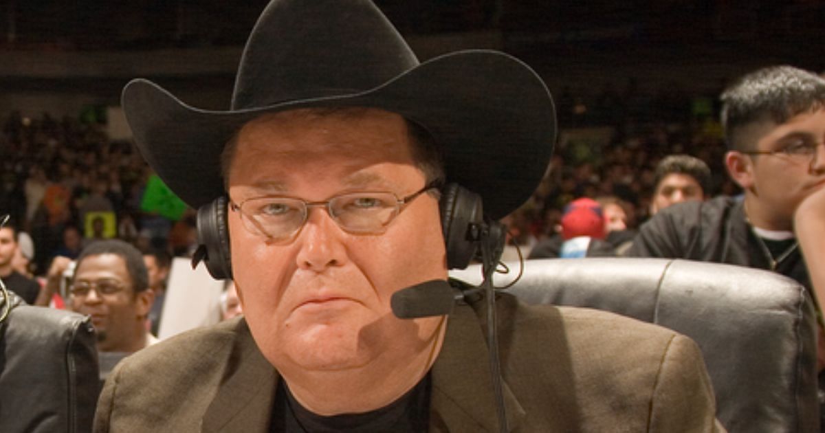 An old photo of Jim Ross from WWE gallery