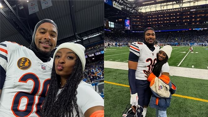 Jonathan Owens gushes over wife Simone Biles' viral appearance at Bears-Seahawks