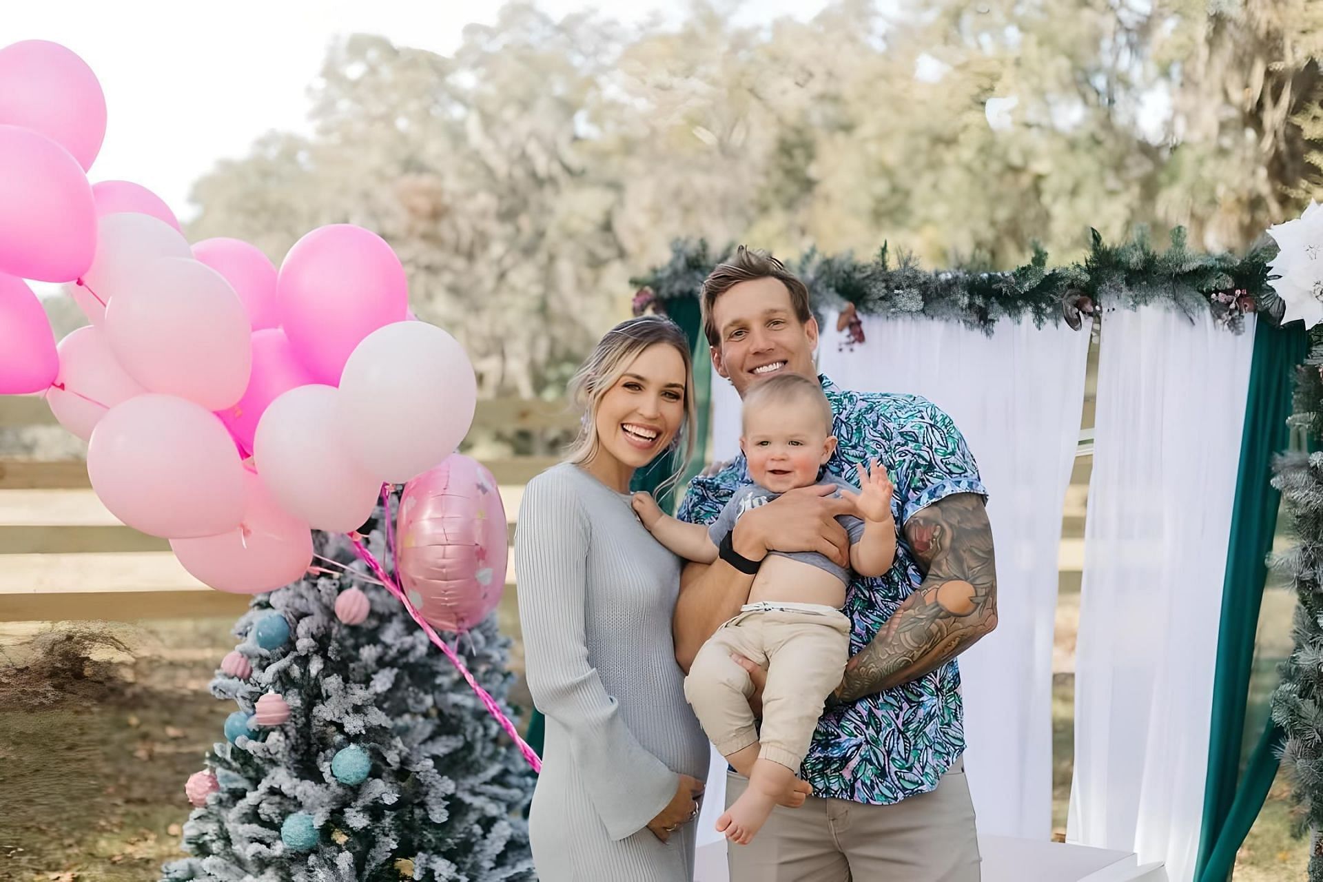 Caeleb Dressel and Meghan Dressel with their first child August Dressel/ Source: Instagram @meghandressel