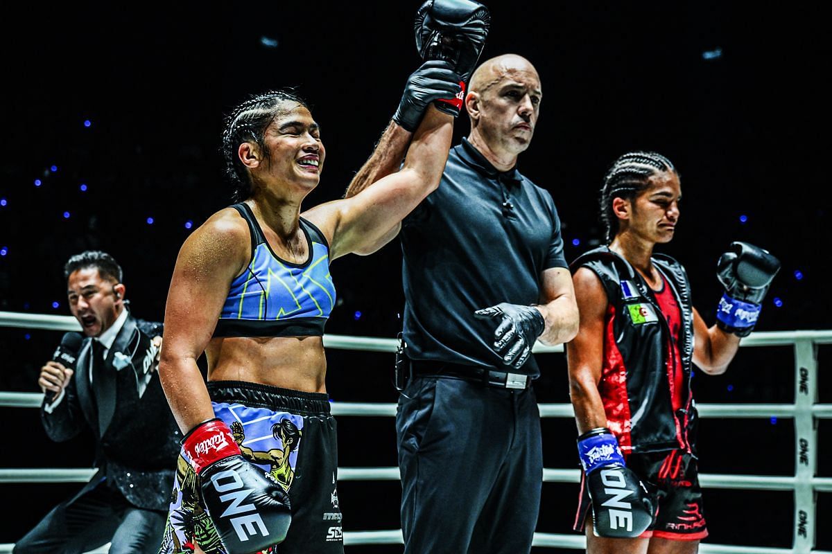 Jackie Buntan and Anissa Meksen - Photo by ONE Championship