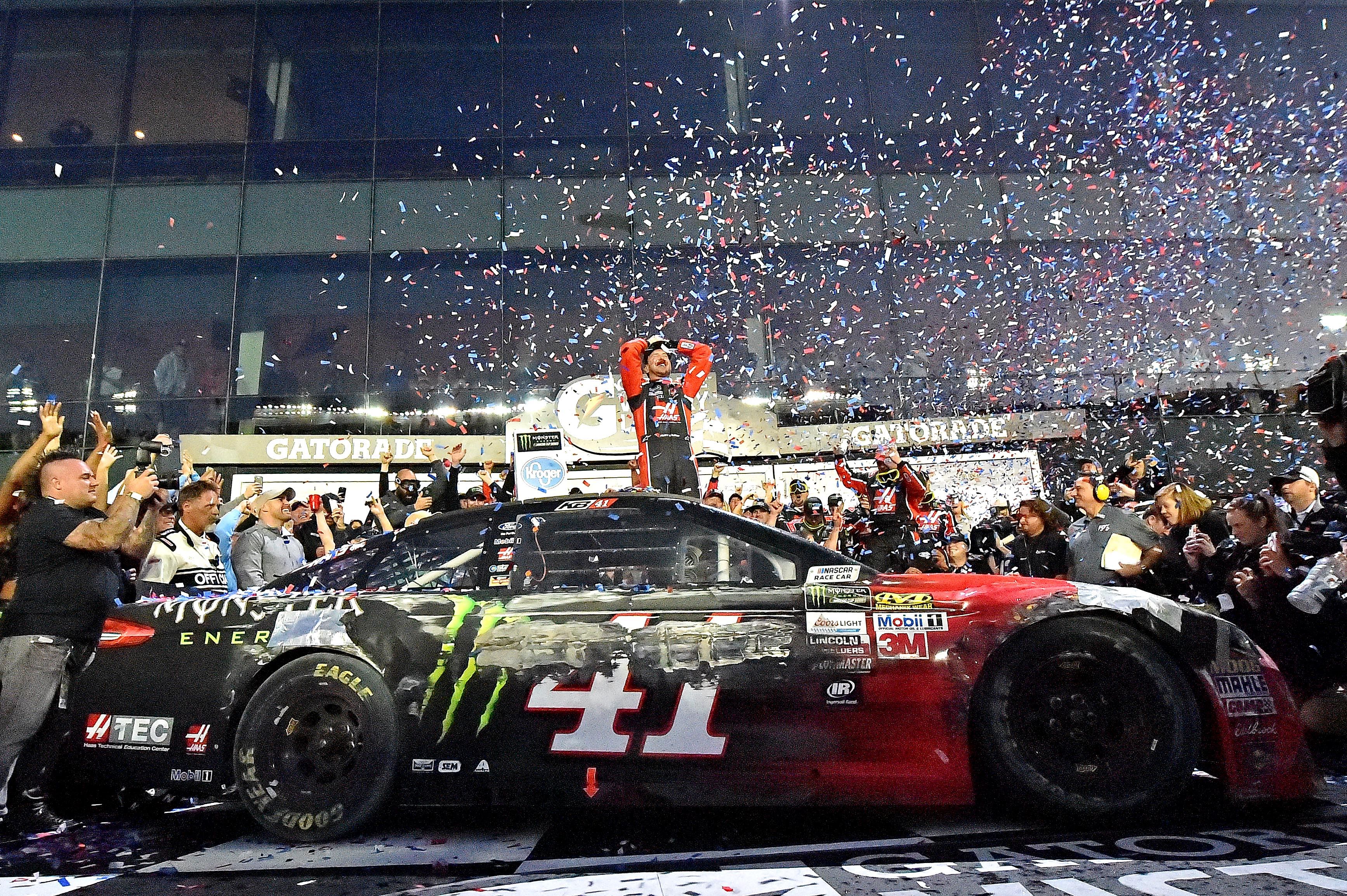 Kurt Busch won the 2017 Daytona 500 in the No. 41 SHR Ford - Source: Imagn