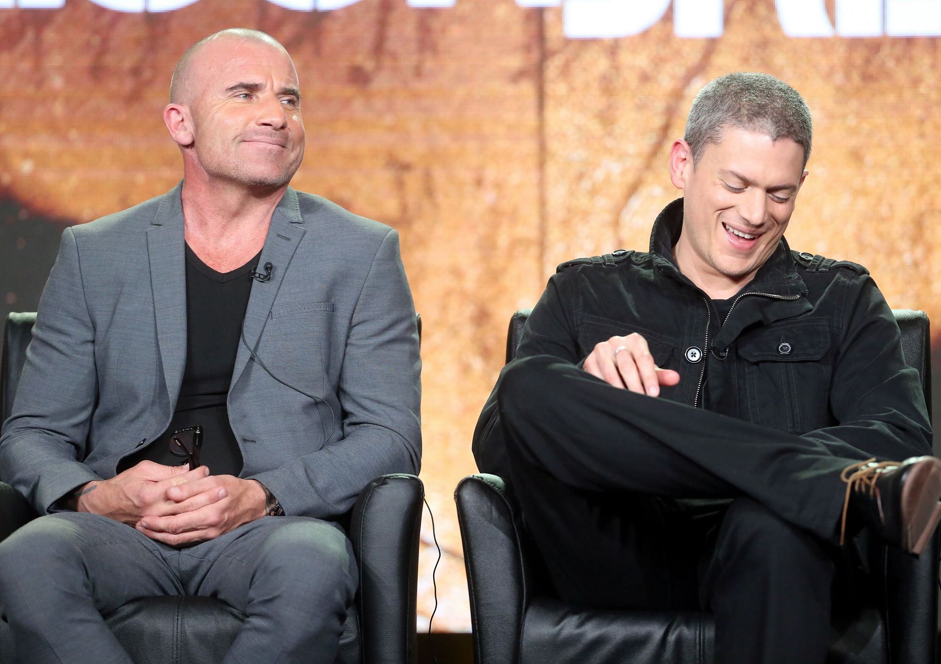 Wentworth Niller and Dominic Purcell (Image Source: Getty)