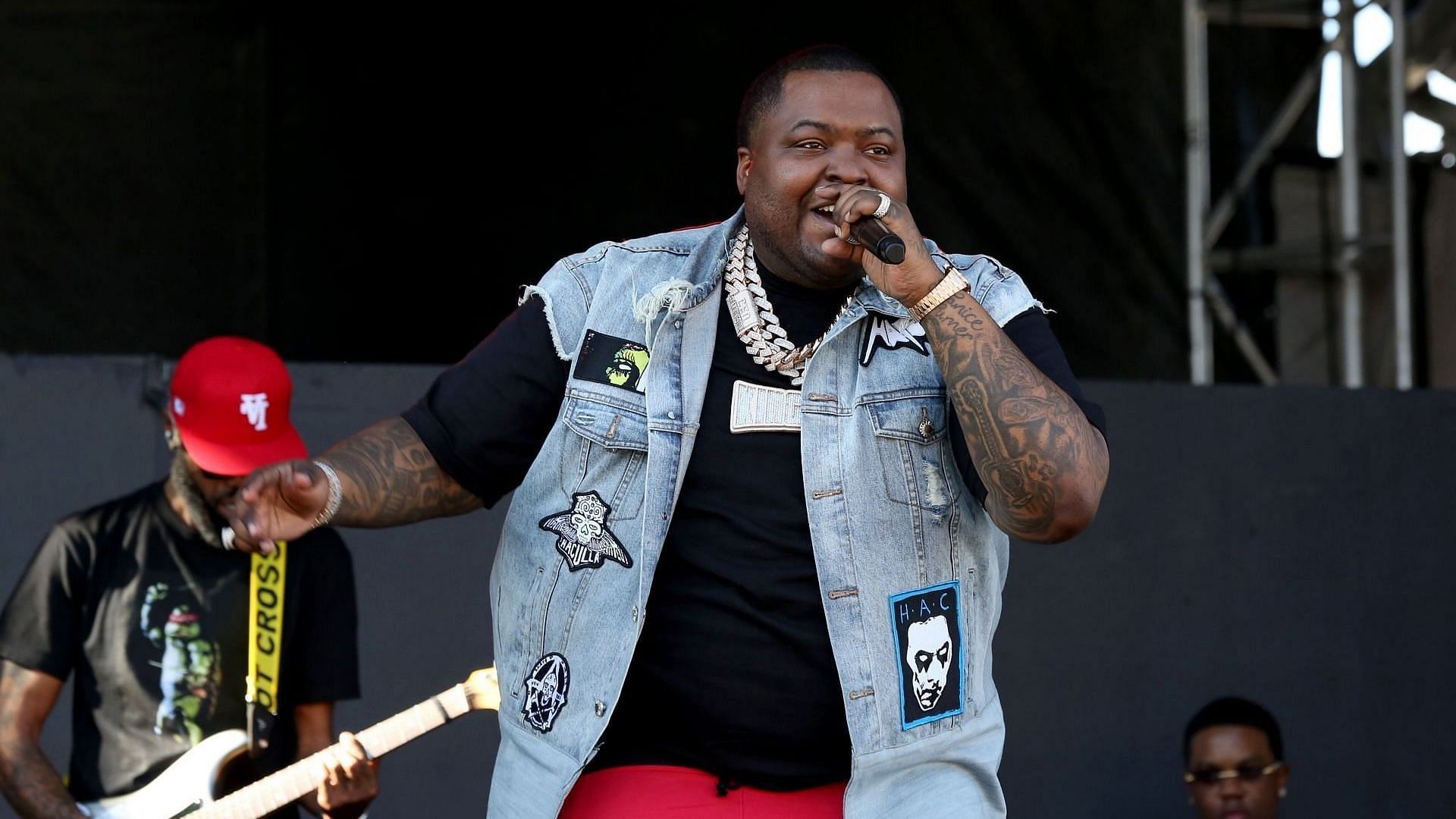 Rapper Sean Kingston performs during the 2022 Lovers &amp; Friends music festival at the Las Vegas Festival Grounds on May 15, 2022, in Las Vegas, Nevada. (Image via Getty/Gabe Ginsberg)