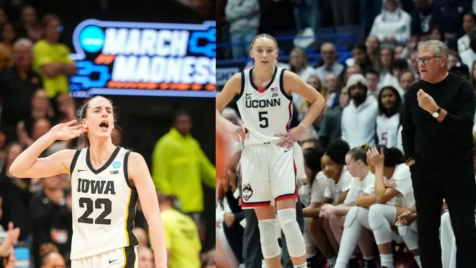 Fans call out Geno Auriemma sabotage as Ex NBA champ makes baffling Caitlin Clark - UConn claim: &quot;We saw what happened to Paige&quot; (Image Source: IMAGN)