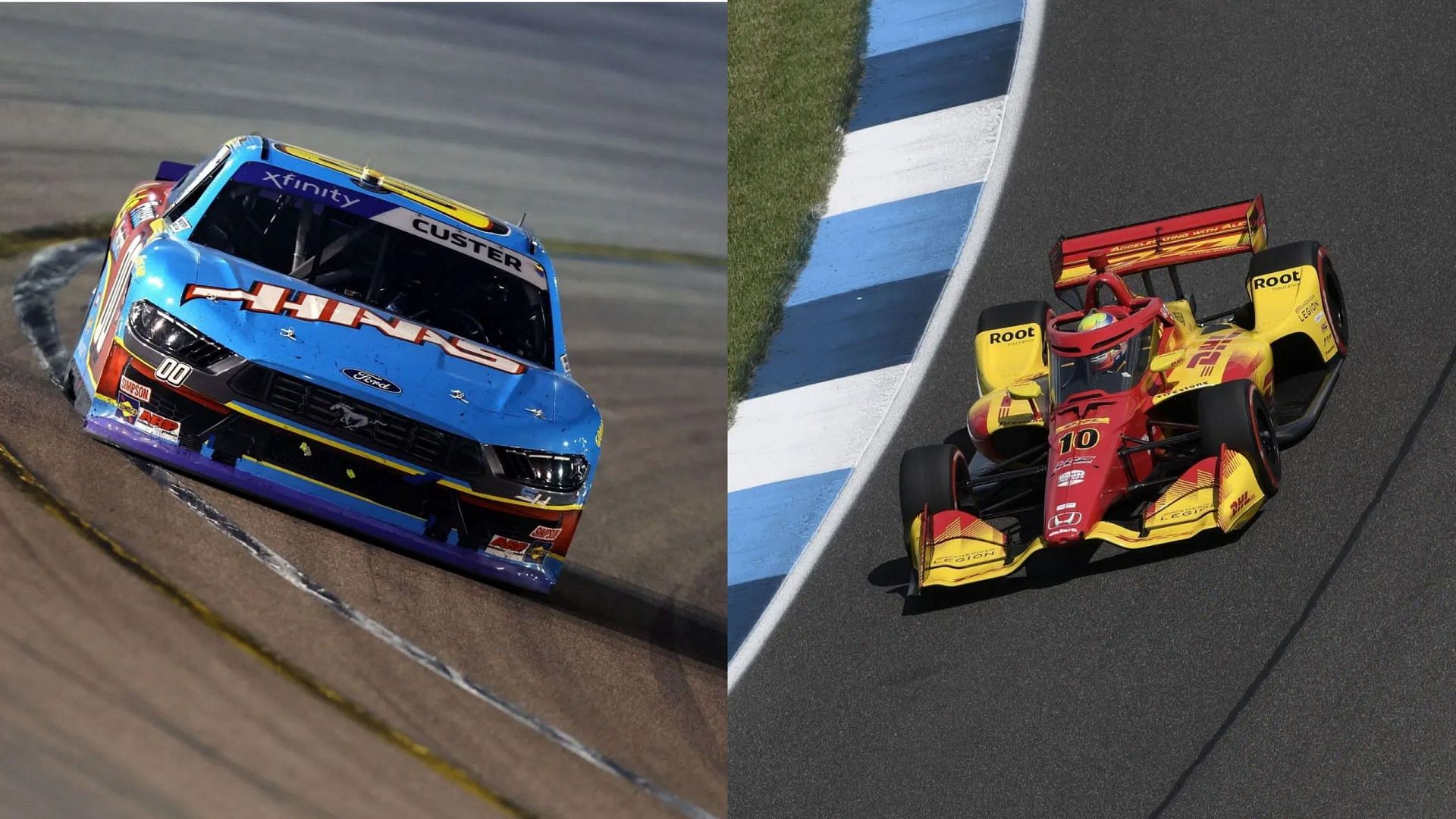 Image Credits: Getty, L: NASCAR, R: IndyCar