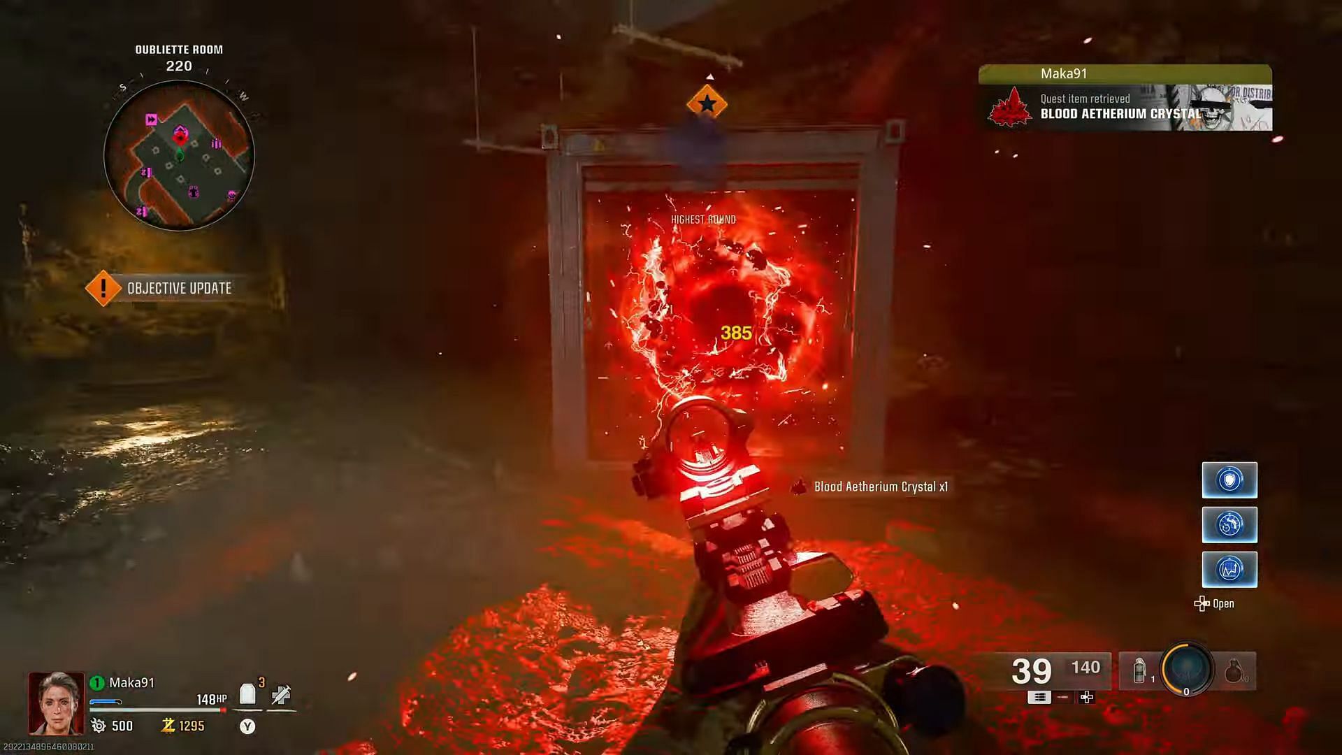 Red portal in Citadelle des Morts map in Black Ops 6(Image via Activision || YouTube/@ Maka91Productions)