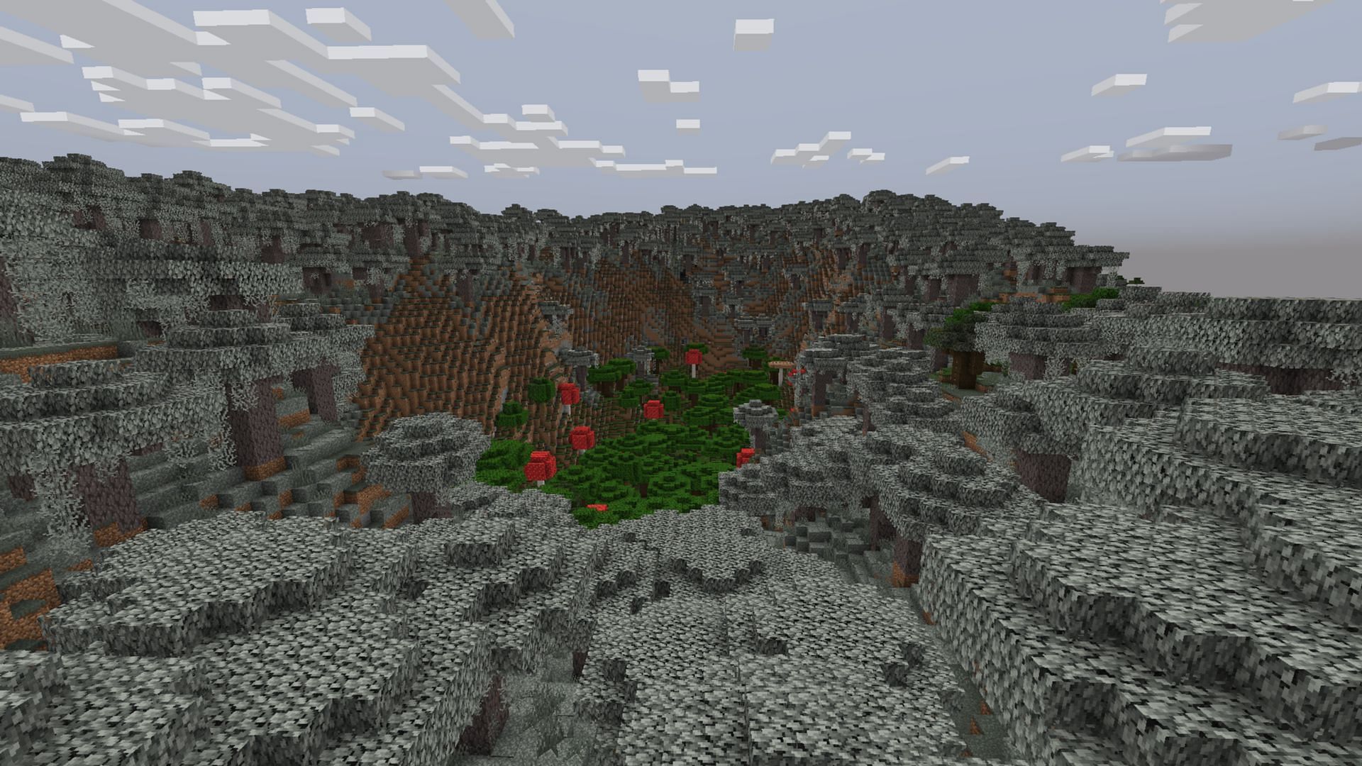 This is one of the coolest seeds to explore the brand-new Pale Garden biome (Image via Mojang Studios)