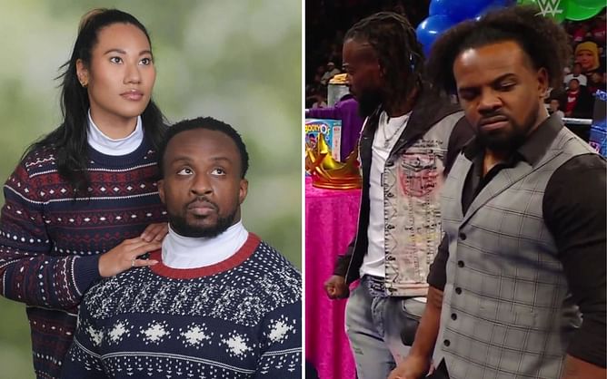 Big E's girlfriend has a scathing response to Kofi Kingston & Xavier Woods after being mentioned on RAW
