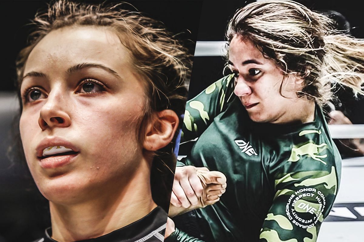 Danielle Kelly (left) Mayssa Bastos (right) [Photos via: ONE Championship]