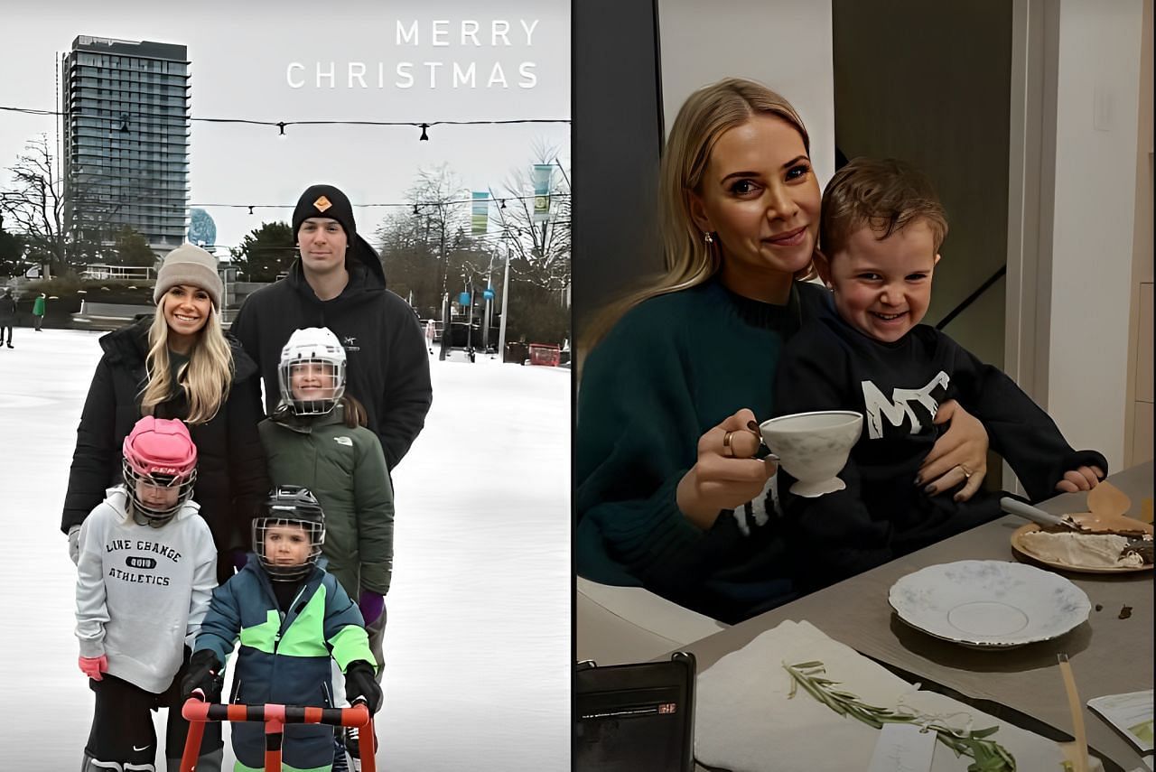 Carey Price and family celebrate Christmas tradition with skating (via Instagram/@byangelaprice)