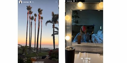 Morgan Riddle's Instagram story; ( Source - Instagram @moorrgs)