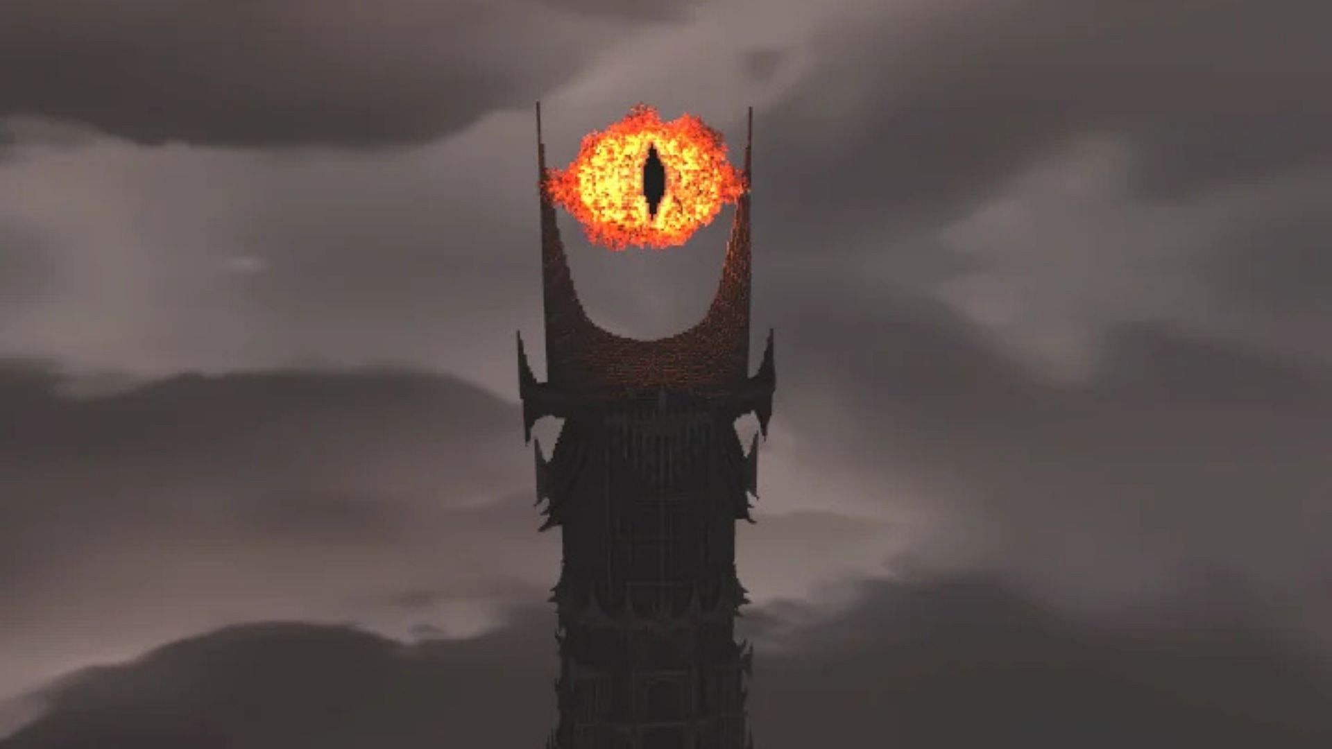 Tower of Sauron in Minecraft