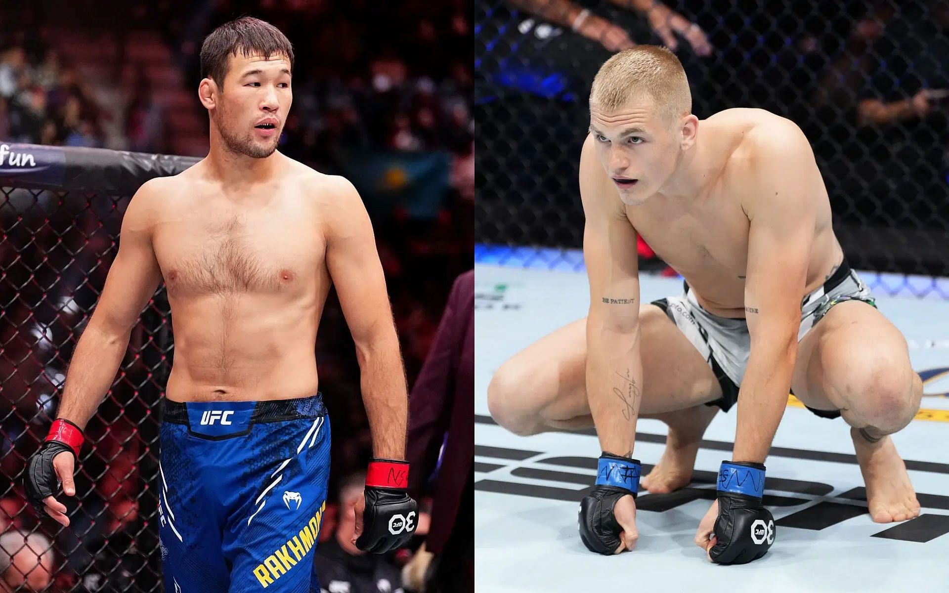 Shavkat Rakhmonv (left) may hold a greater killer instinct than Ian Garry (right) believes famed MMA coach [Images courtesy: Getty Images]