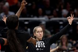 Pic: Aces guard Kate Martin shows off her leap after touching a 10-foot rim