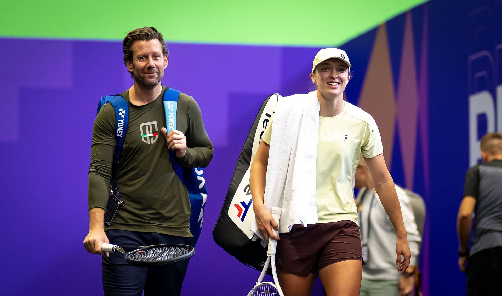 Wim Fissette and Iga Swiatek (Source: Getty)