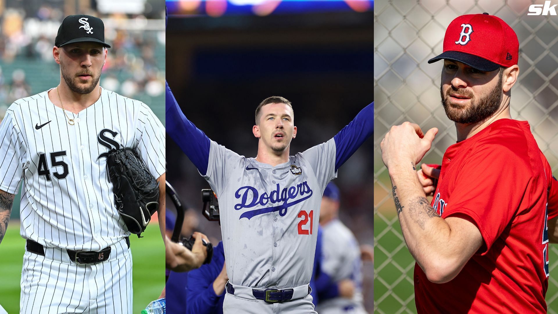 Walker Buehler of the Los Angeles Dodgers celebrates after defeating the New York Yankees 7-6 in game 5 to win the 2024 World Series (Source: Getty)