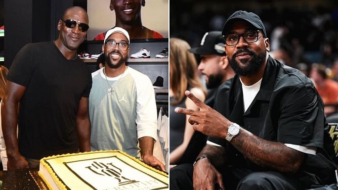 Michael Jordan's son Marcus Jordan struggles on the green after 48 hours of no sleep