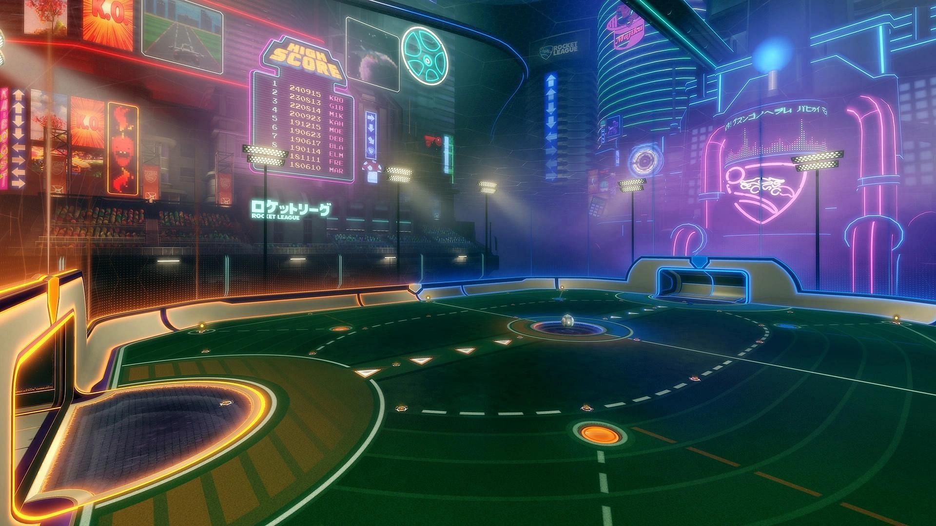 Neo Tokyo (Arcade) in Rocket League (Image via Psyonix)