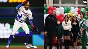In Photos: Eddie Rosario’s daughter Mileiddy turns heads in stunning red dress at her quinceanera