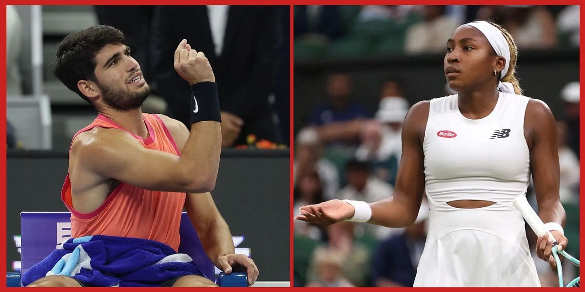 Carlos Alcaraz and Coco Gauff (Source: Getty)