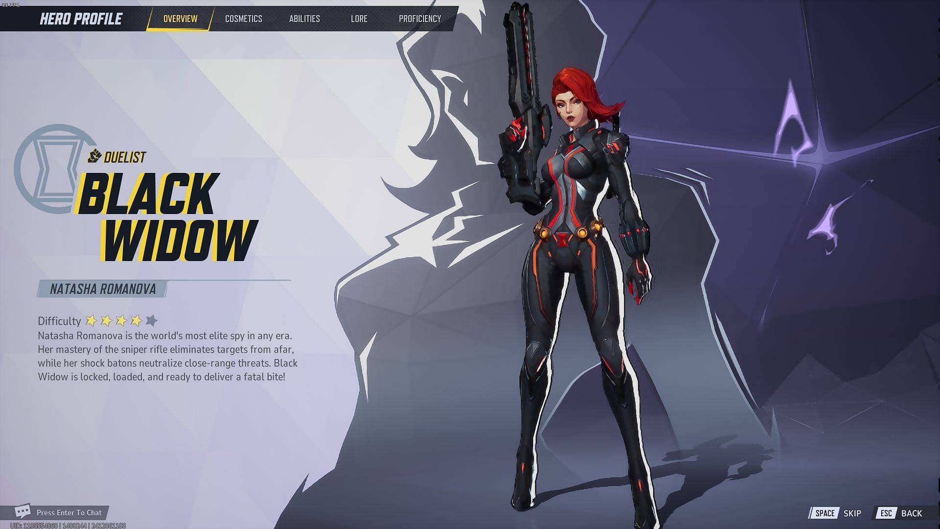 Black Widow in Marvel Rivals (Image via NetEase Games)