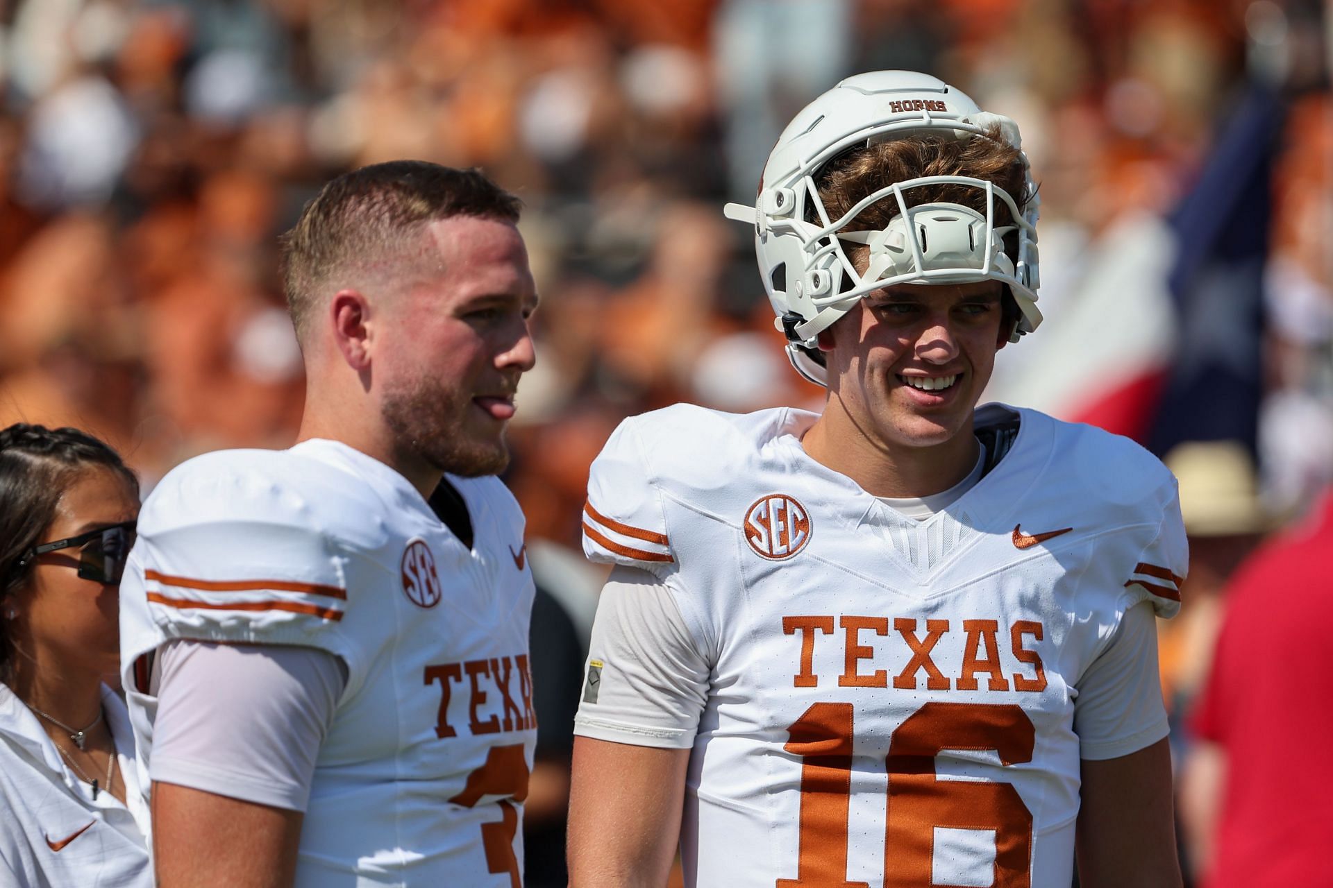 COLLEGE FOOTBALL: OCT 12 Allstate Red River Rivalry - Texas vs Oklahoma - Source: Getty