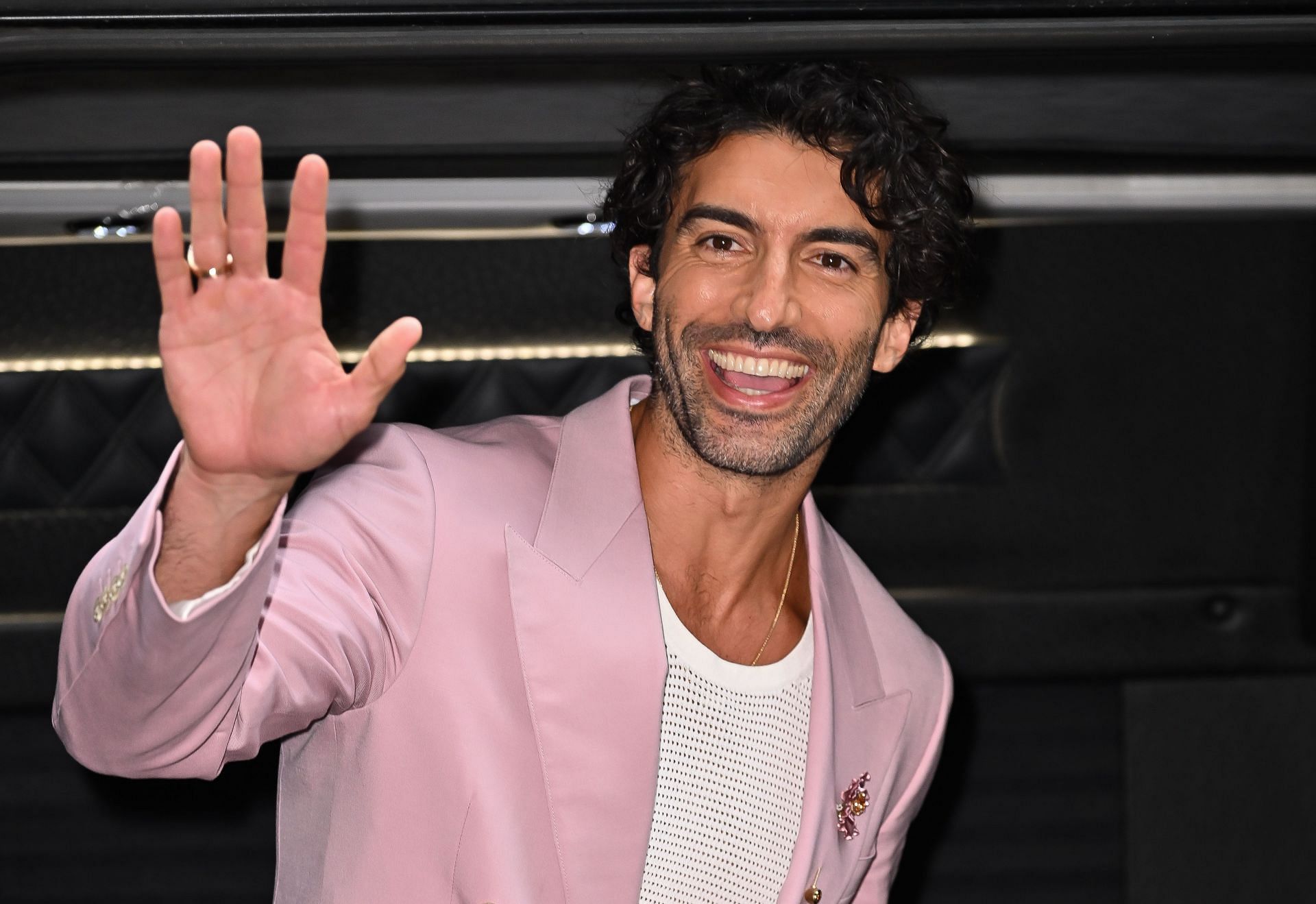 Justin Baldoni arrives at the &quot;It Ends With Us&quot; premiere at AMC Lincoln Square Theater on August 6, 2024, in New York City. (Photo by James Devaney/GC Images)