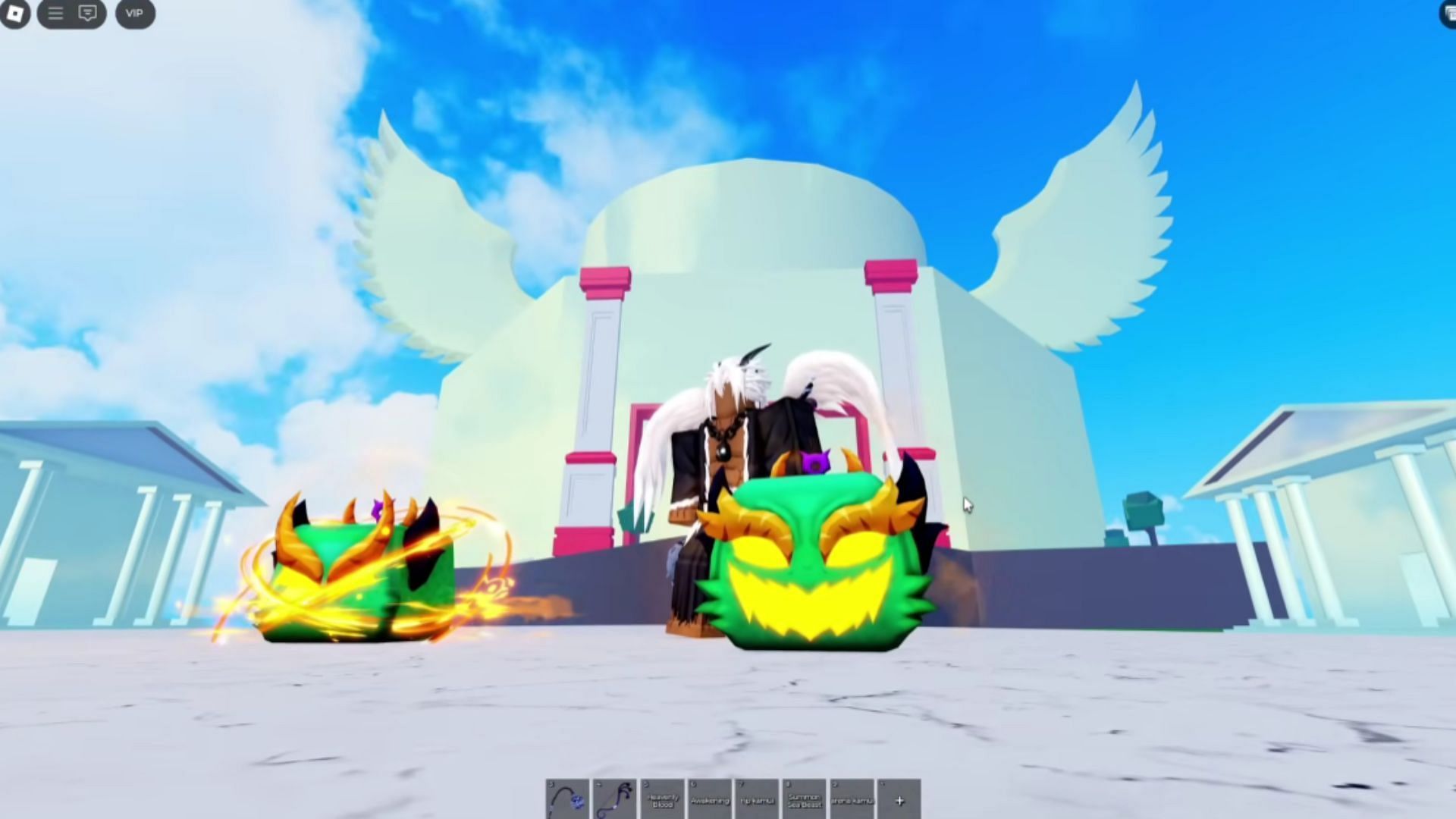 East and West Dragon Tokens (Image via Roblox @ Gamer Robot)