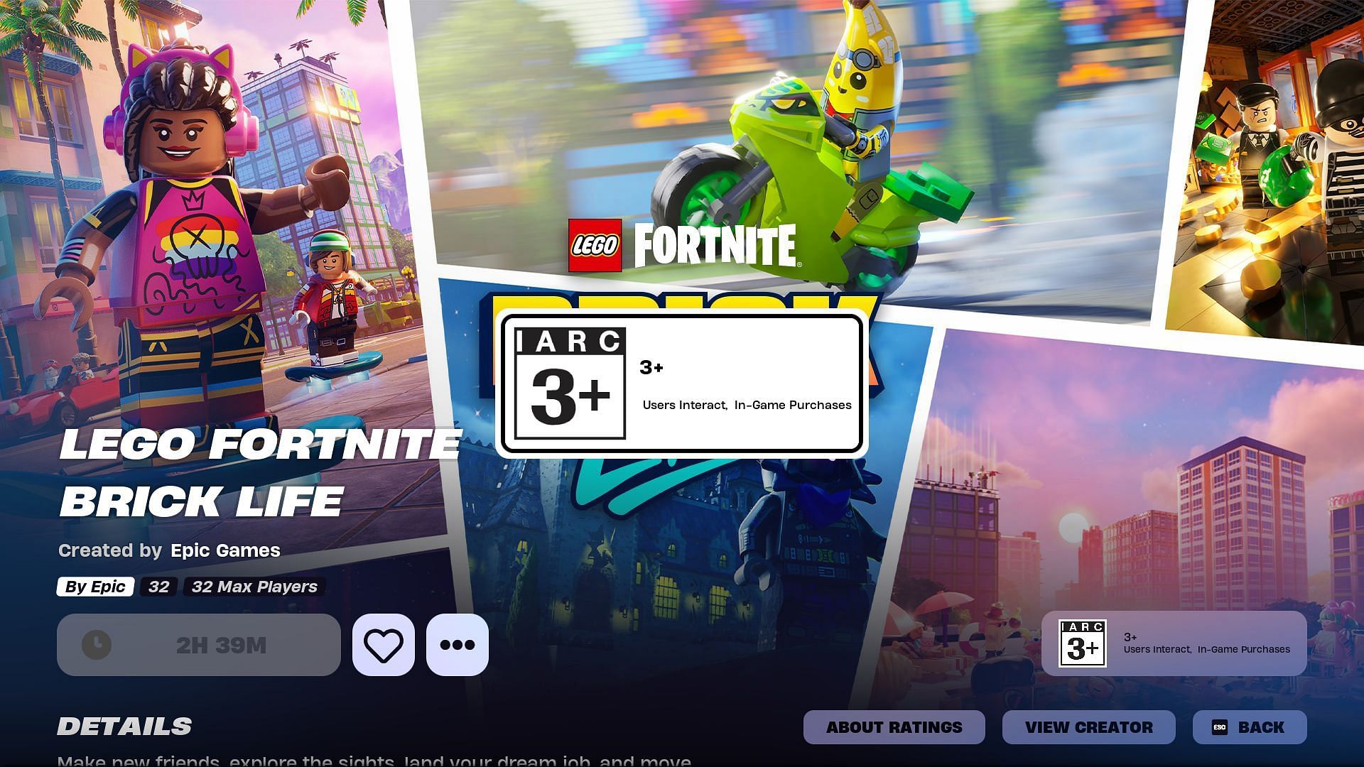 LEGO Fortnite Brick Life is set to release in a few hours (Image via Epic Games)