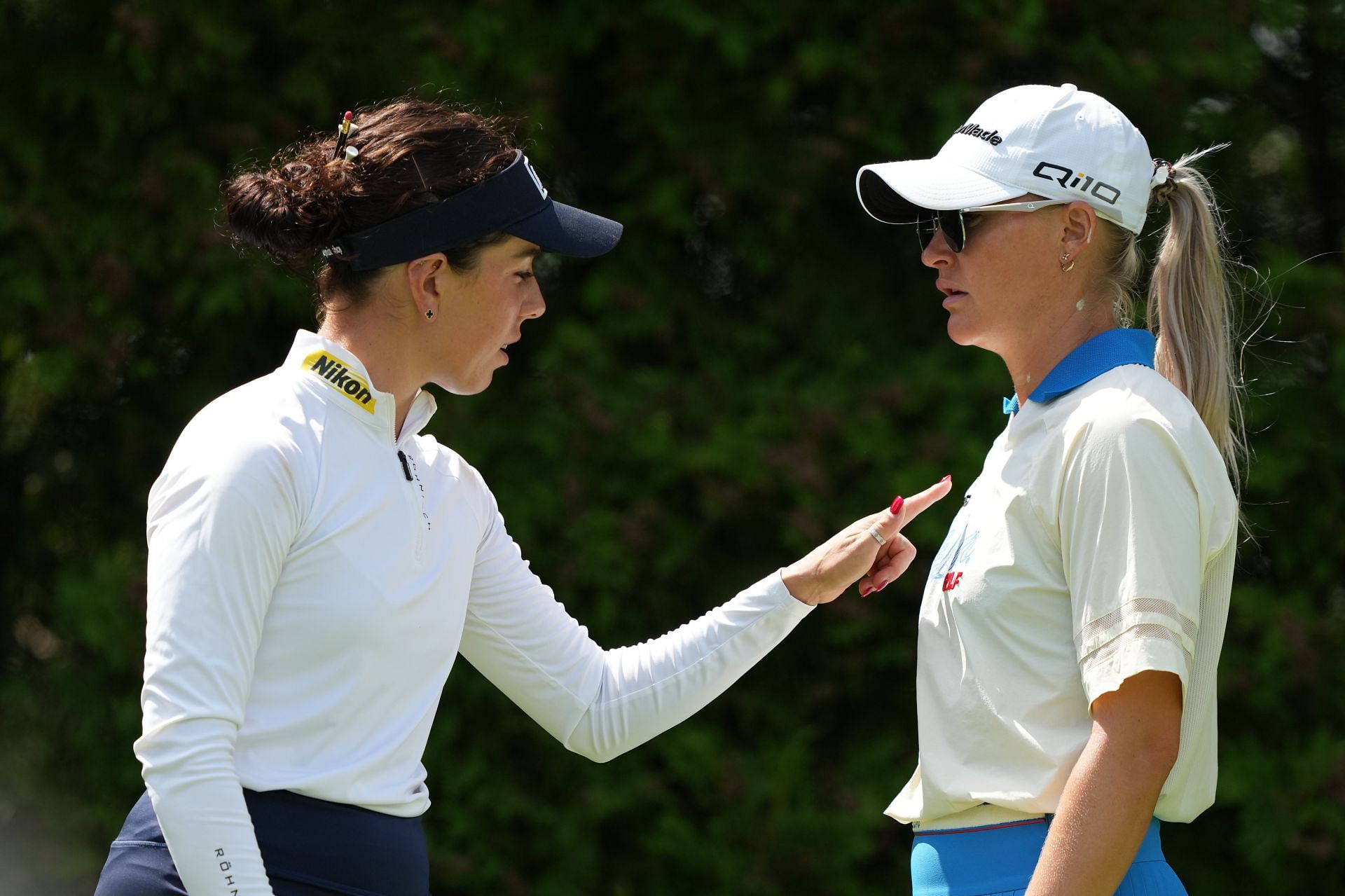 Charley Hull and Georgia Hall (Source: Getty)