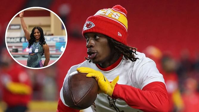 Xavier Worthy's fiancée Tia Jones shares BTS look at Chiefs gameday