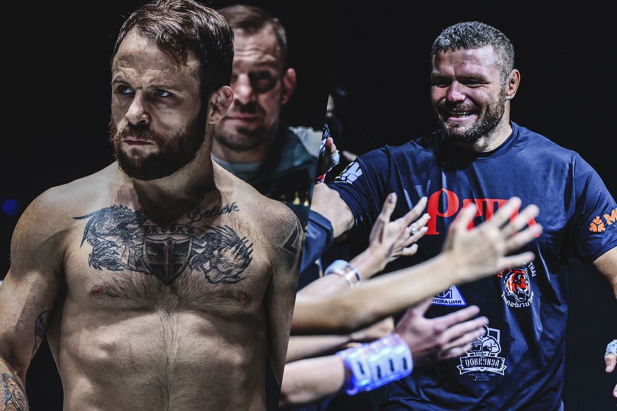 Jarred Brooks (left) and Anatoly Malykhin (right). [Photos from ONE Championship]