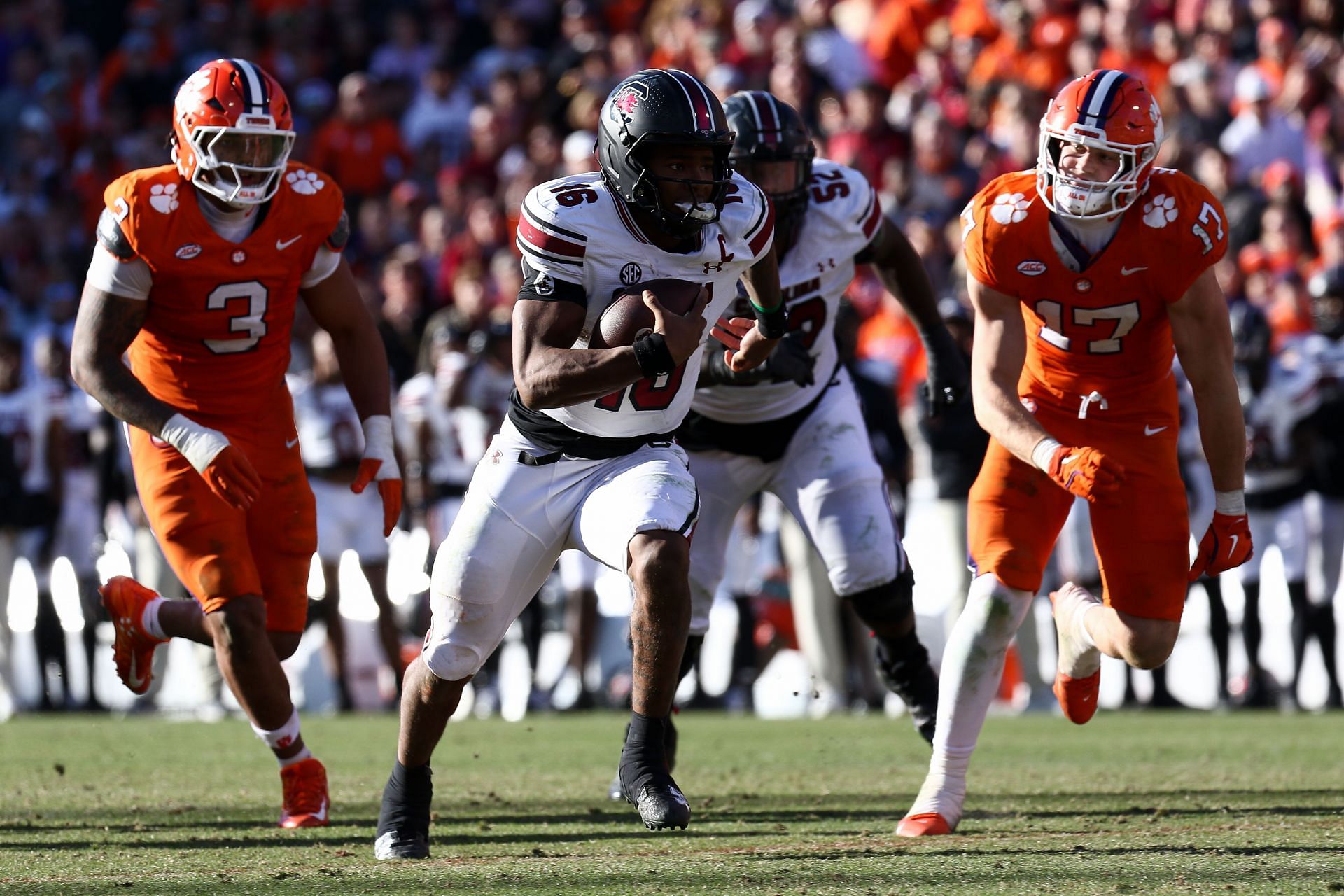 South Carolina v Clemson - Source: Getty