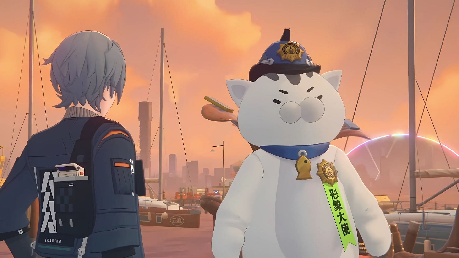 Image showing Port Elpis Officer Mewmew in Zenless Zone Zero