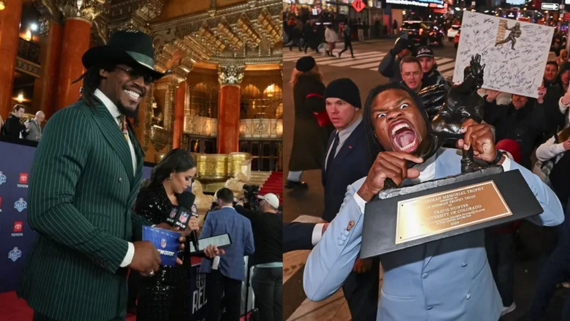 Cam Newton &amp; Colorado star Travis Hunter 