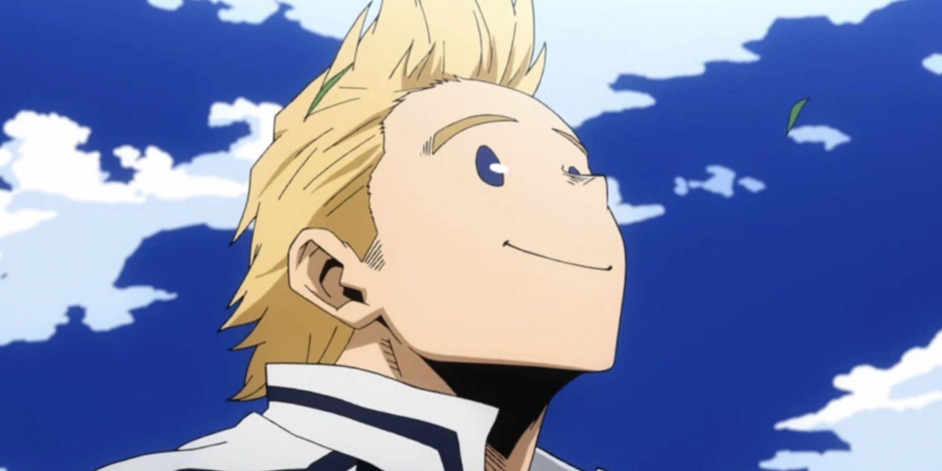 Mirio Togata as seen in anime (Image via Studio Bones)