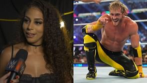 Samantha Irvin has an interesting reaction to a hilarious Logan Paul moment after he joins WWE RAW