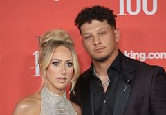 Patrick Mahomes' wife shares heartwarming sideline snap with QB, son Bronze at Texans-Chiefs