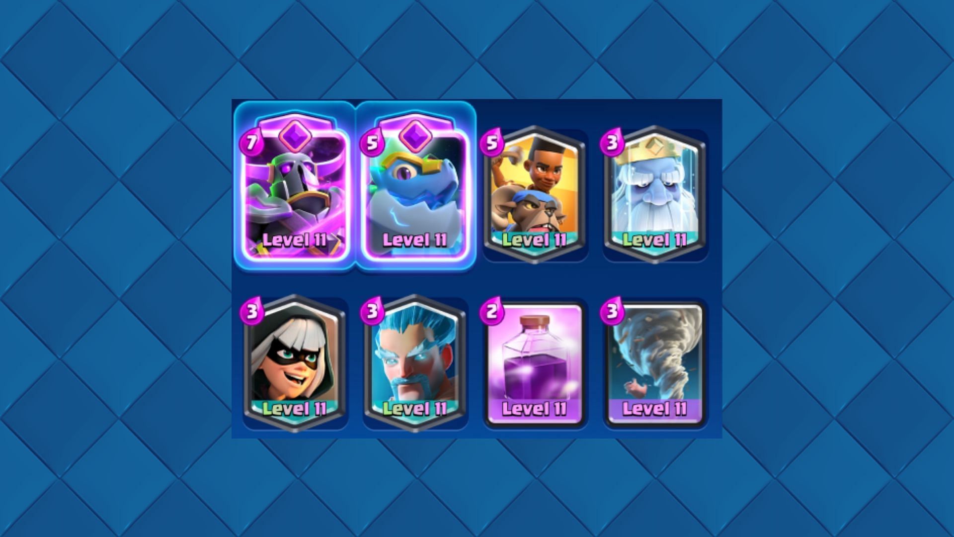 Many Clash Royale Holiday Feast event decks run Goblinstein (Image via Supercell)