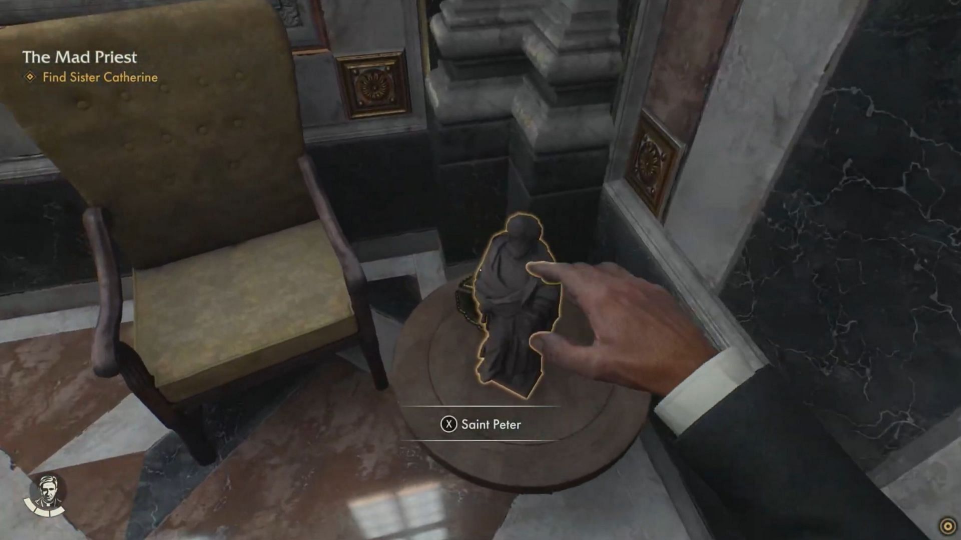 Interact with the statues nearby to get the code (Image via Bethesda Softworks)