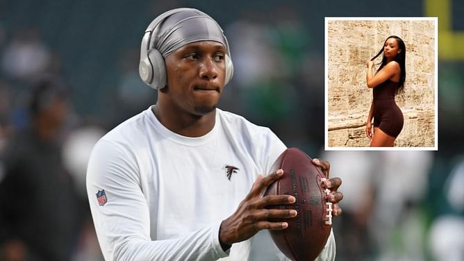Michael Penix Jr's girlfriend Olivia Carter hypes QB as Falcons gear up for Week 13 clash vs Chargers