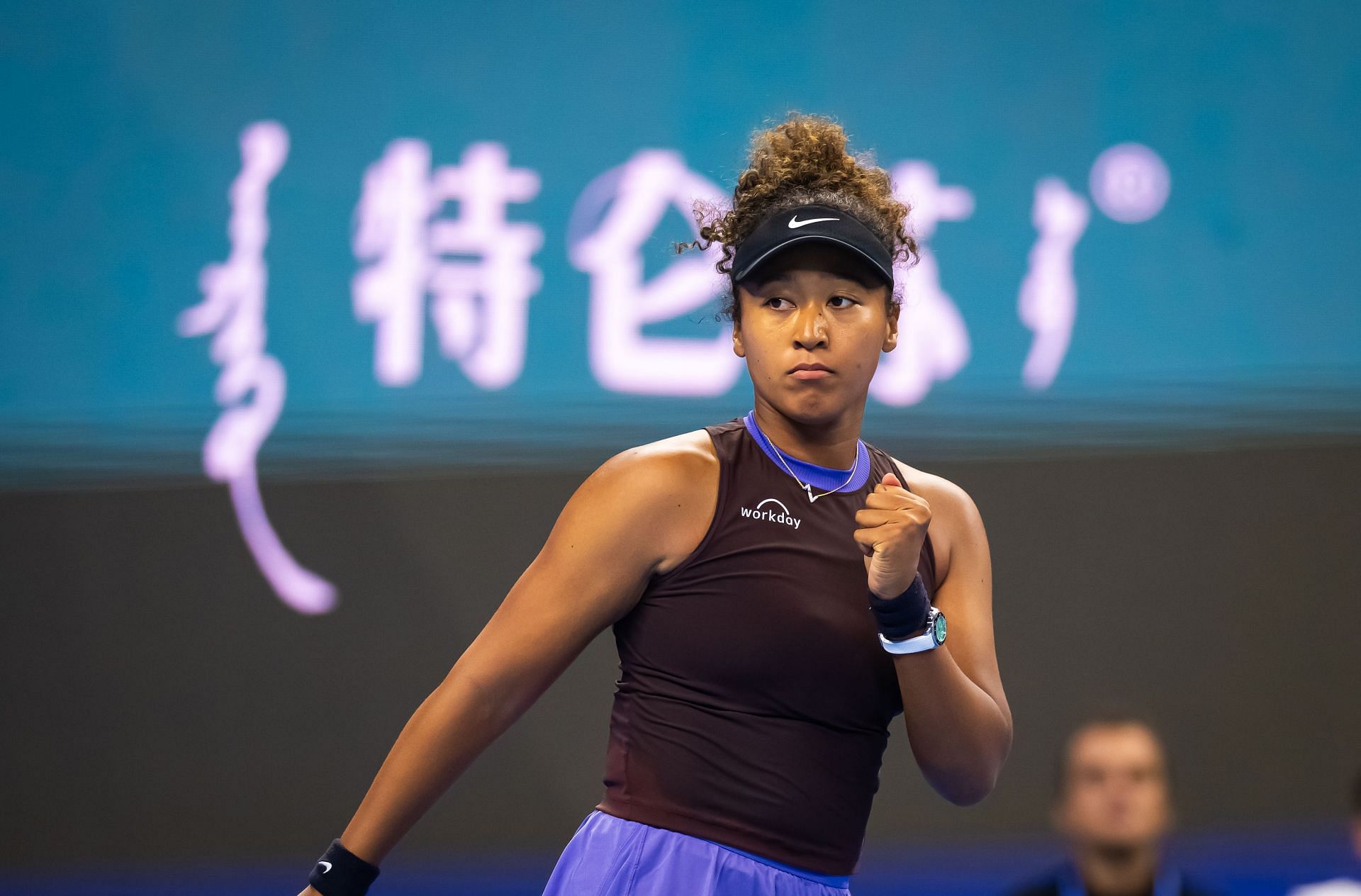 Naomi Osaka pictured at the 2024 China Open - Image Source: Getty