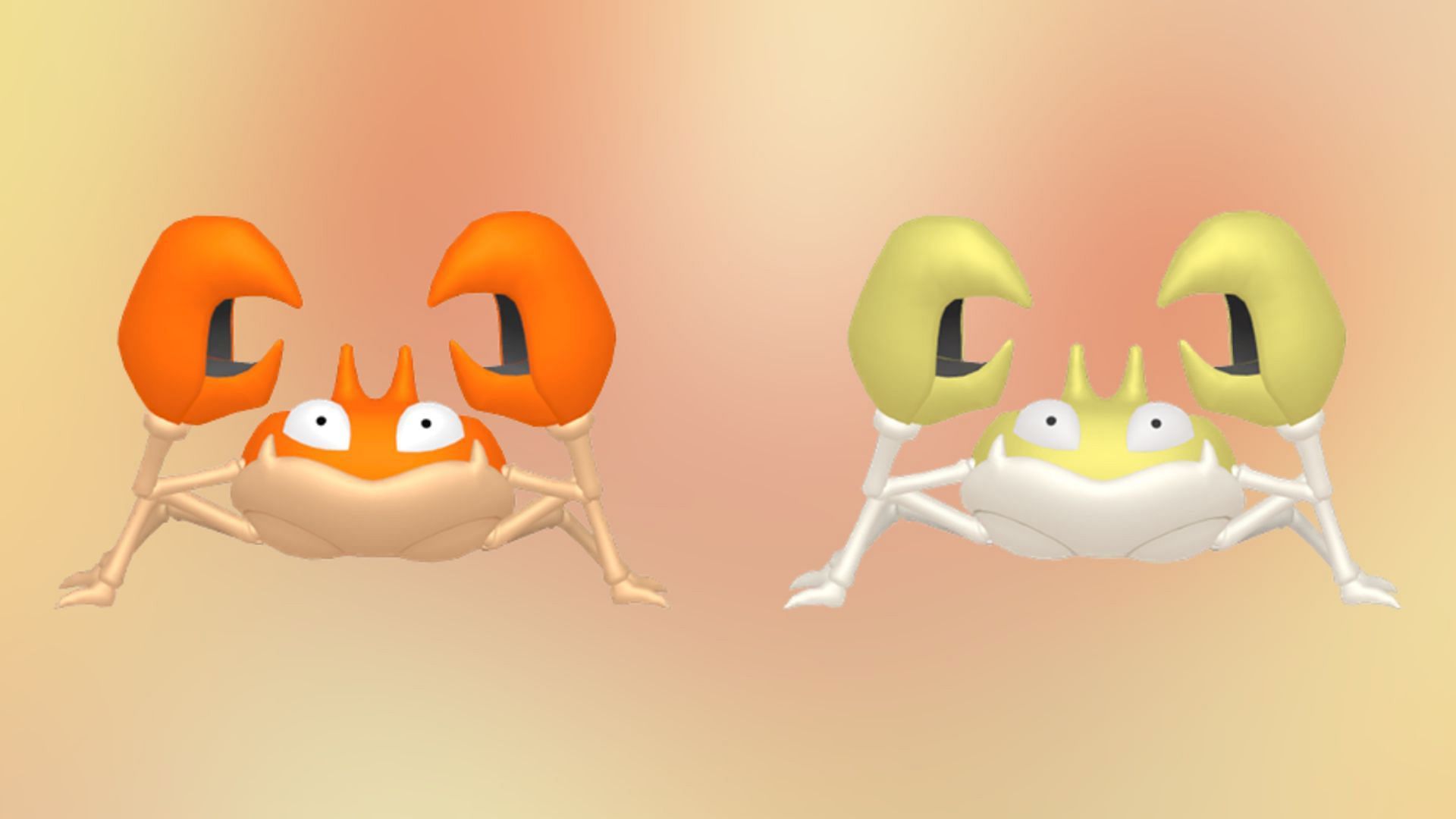 Krabby shiny comparison (Image via TPC)