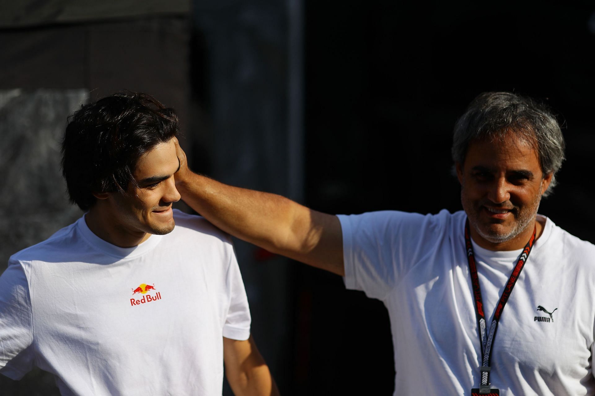 Juan Pablo Montoya and his son Sebastian at Round 6 of the 2024 F3 championship - Source: Getty