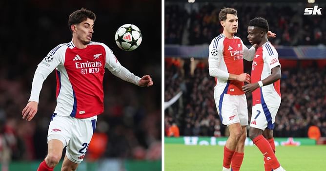 “He got in the way of it” - Arsenal star Bukayo Saka reacts to being denied first-ever hat-trick by Kai Havertz in win over Monaco