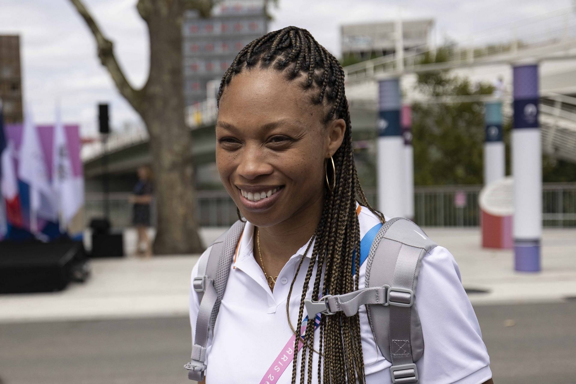 Allyson Felix at the Paris 2024 Olympic Games - (Source: Getty)