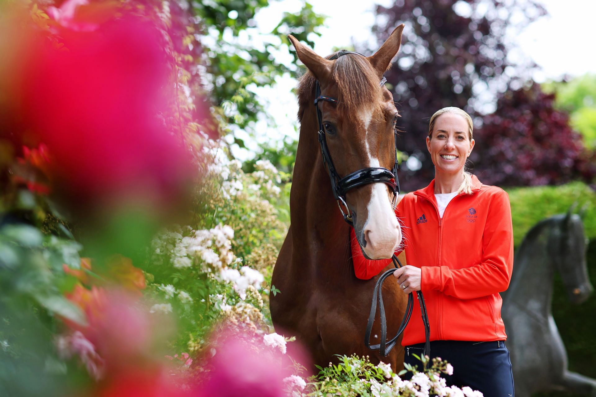 Team GB Paris 2024 Olympic Games Equestrian Team Announcement - Charlotte Dujardin with her horse (Source: Getty)