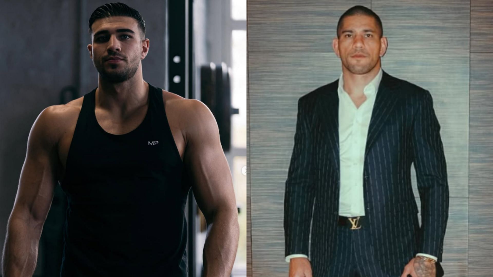 Tommy Fury (left), Alex Pereira (right) [Images courtesy of @tommyfury &amp; @alexpoatapereira on Instagram]